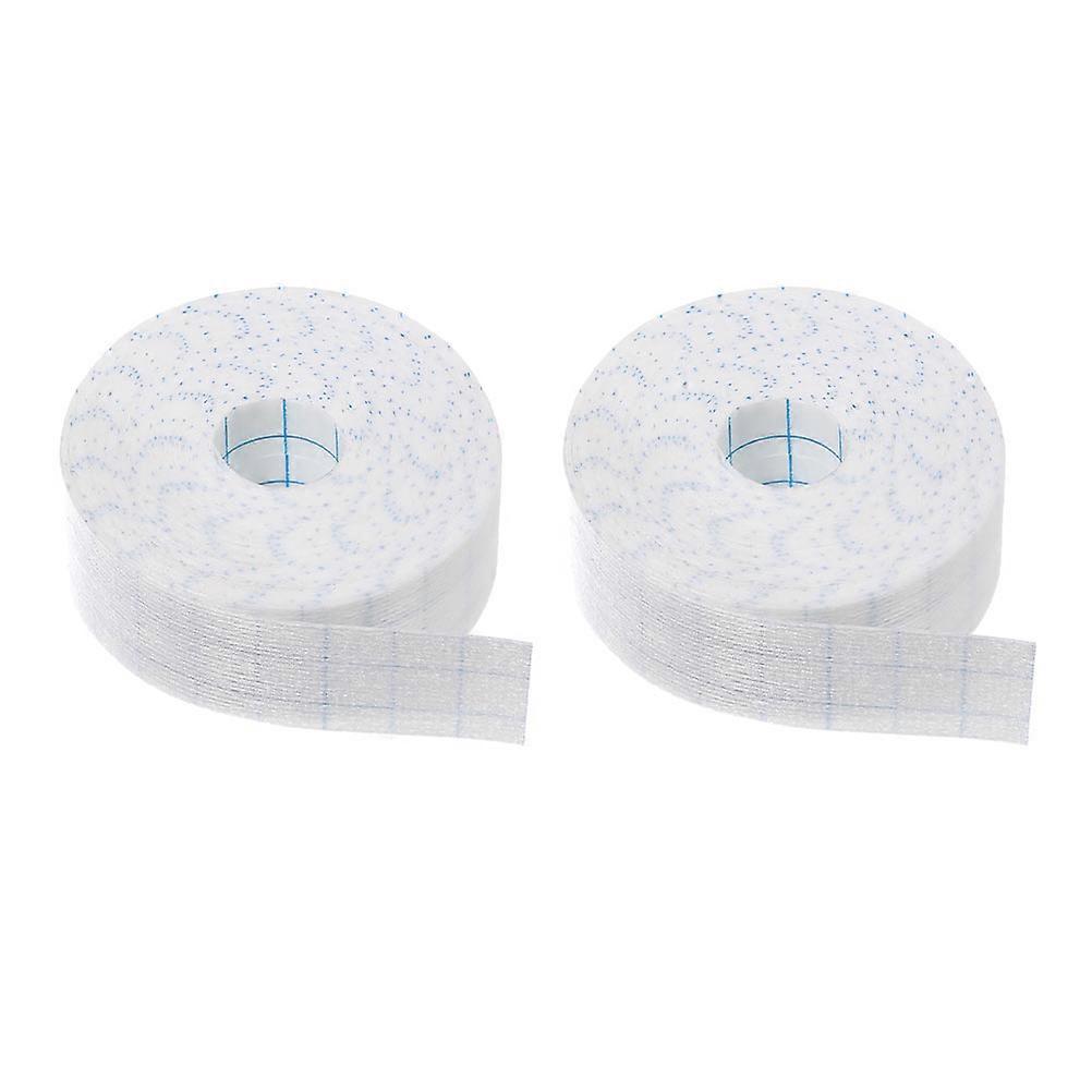 2 Rolls Sweat Absorbing Collar Patches | Breathable Adhesive Stickers for Hats, Sleeves, and Collars | Hygienic & Easy to Use | White