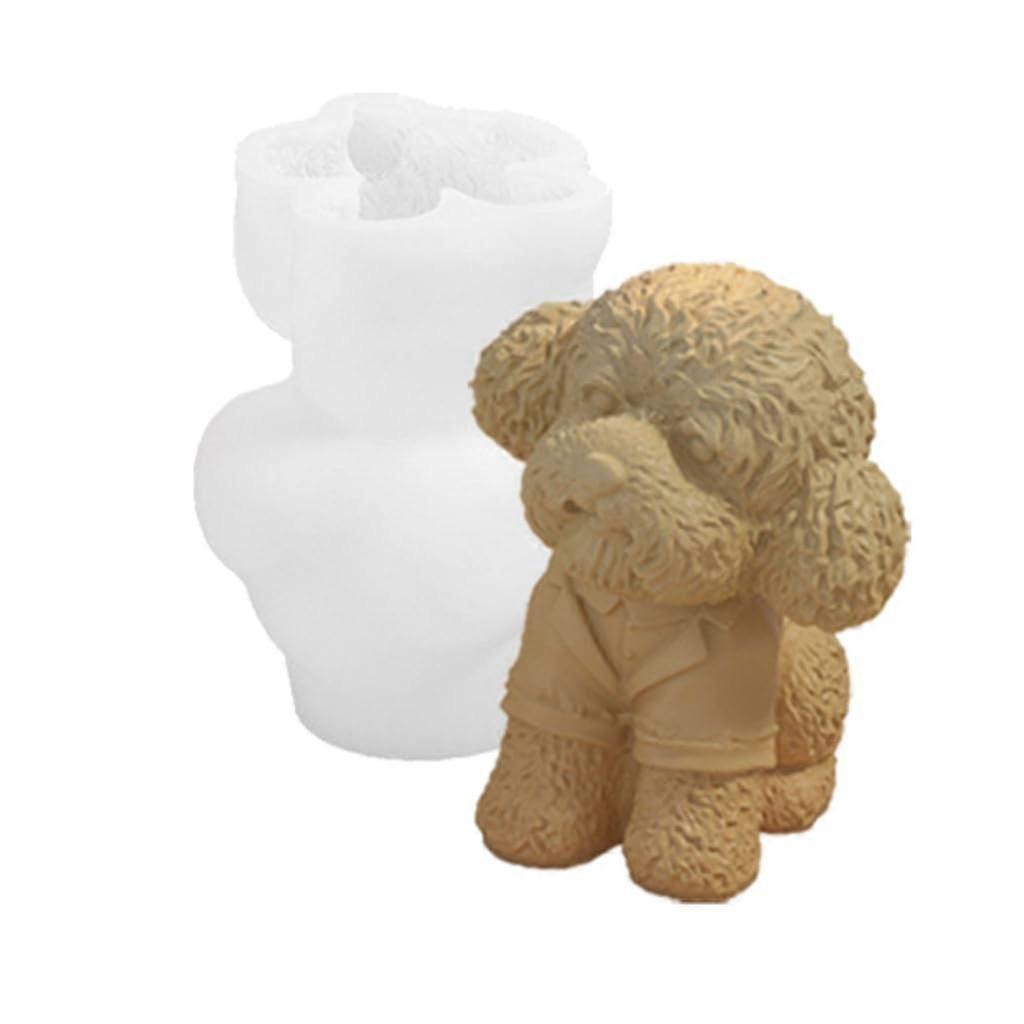 Fun dogshaped silicone mold for handmade creationsd dog decorations for handmade baking and art projects 7 Hikuma Inu