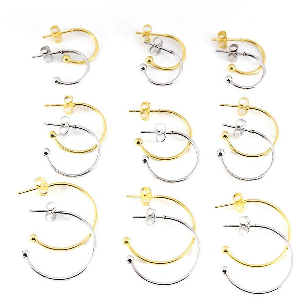 Handmade Silver Earring Versatile Lightweight For Parties Women 6Pcs