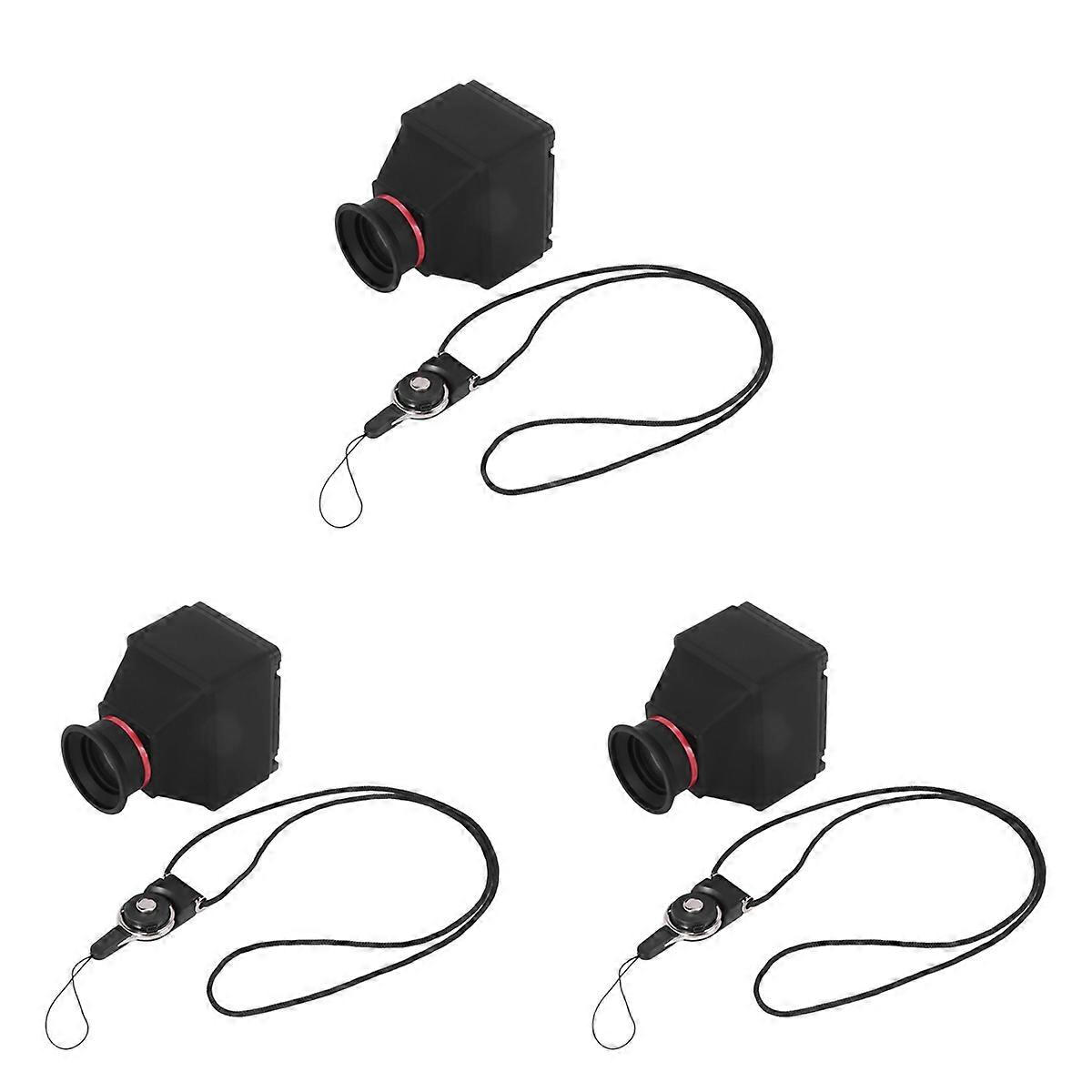 3pcs 3X Magnification Lcd Viewfinder Magnifier Universal for 3Inch Screen Dslr Mirrorless Camera Cam
