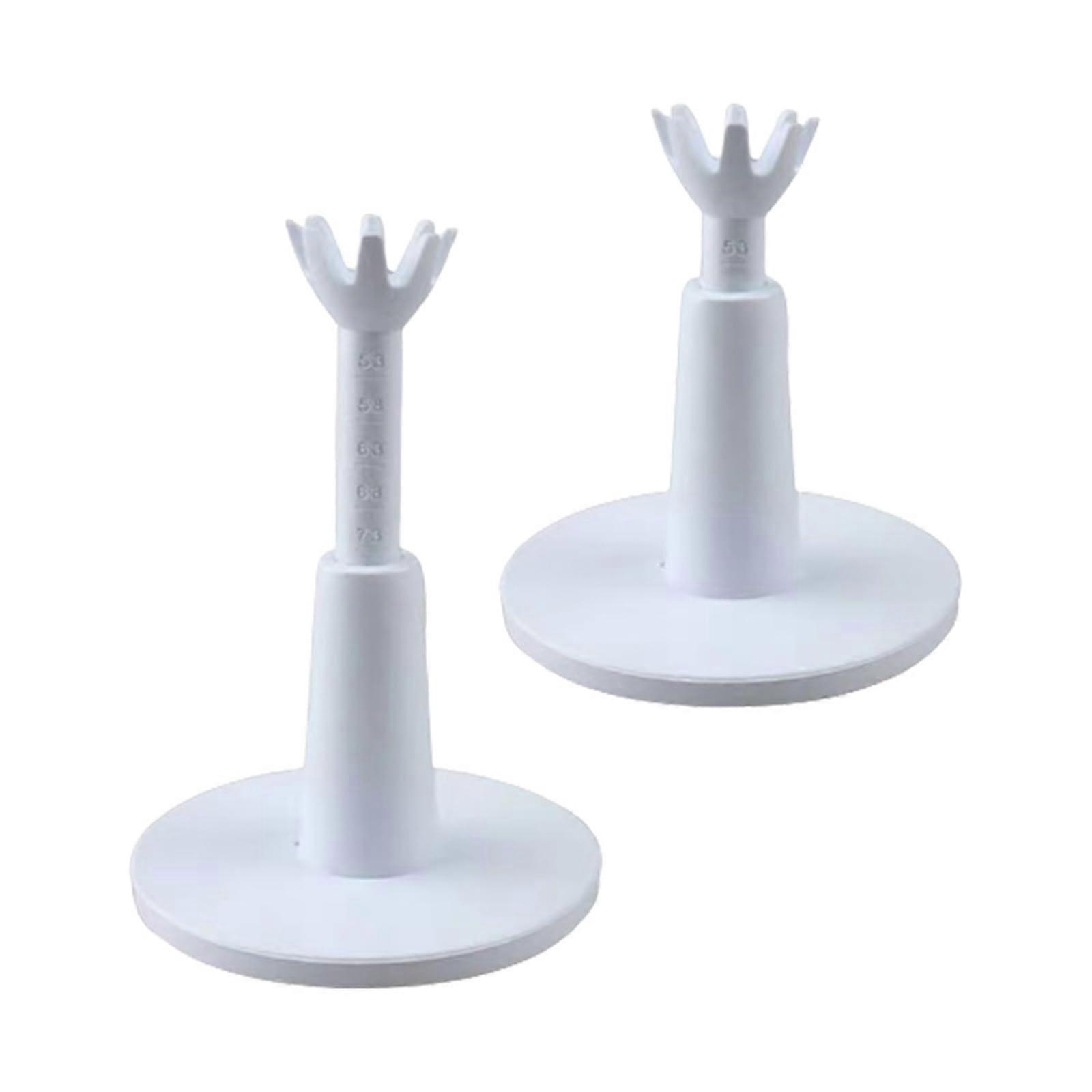 Golf-Tees Rubber Material White Adjustable Height Unbreakable Design For Golf Training And Practice