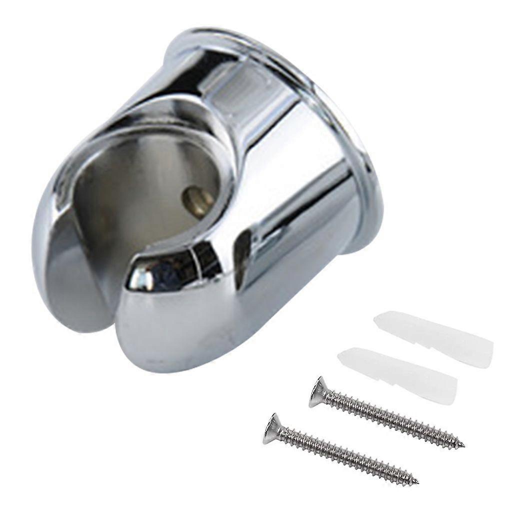 Shower Head Holder, Brass, Wall-Mounted, Polished Chrome