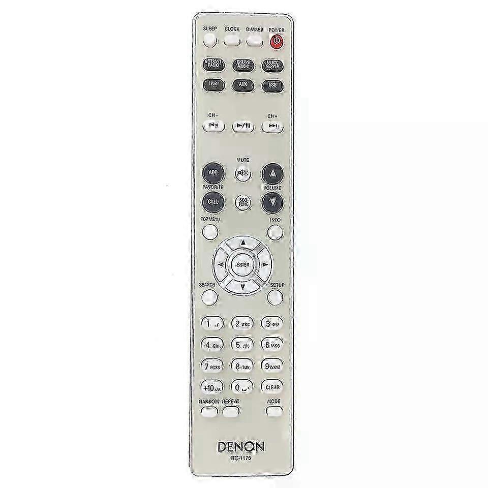 Ny RC-1175 för DENON CD-mottagare Audio AV-fjärrkontroll AV-175 RCD-N5 DRA-N5