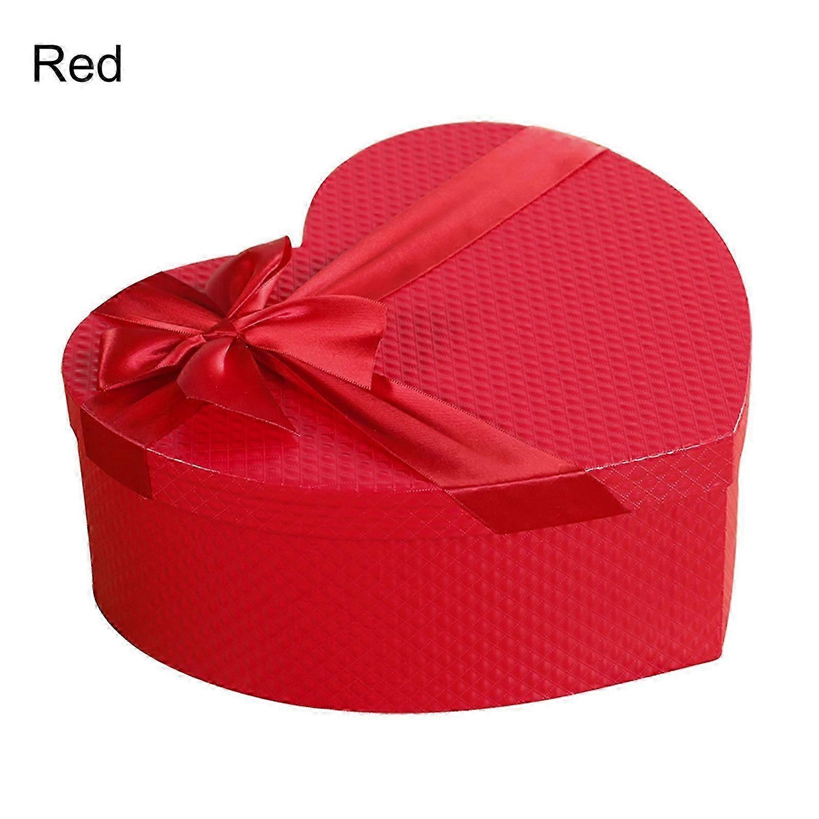 MengXi Geschenkbox mit Bowknot Mehrzweck-Papierblumenköpfe Verpackungsbox für Geburtstag