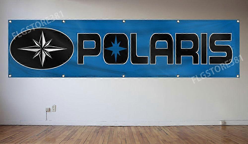 Polaris Banner Flag 2x8Ft Pojazd terenowy Racing Wheeler Jet Ski Garage sklep FTRSE1101