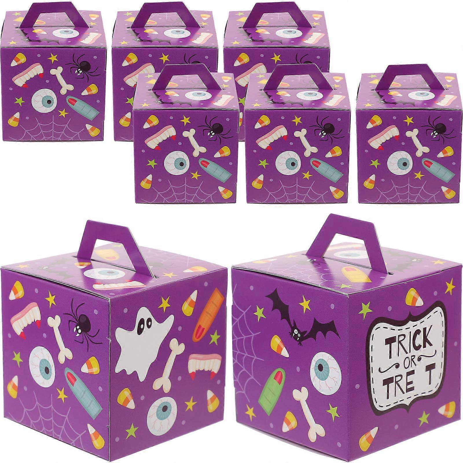 Wrapping Boxes present Boxes Party Decorations Square Purple 7X7X7CM 8Pcs