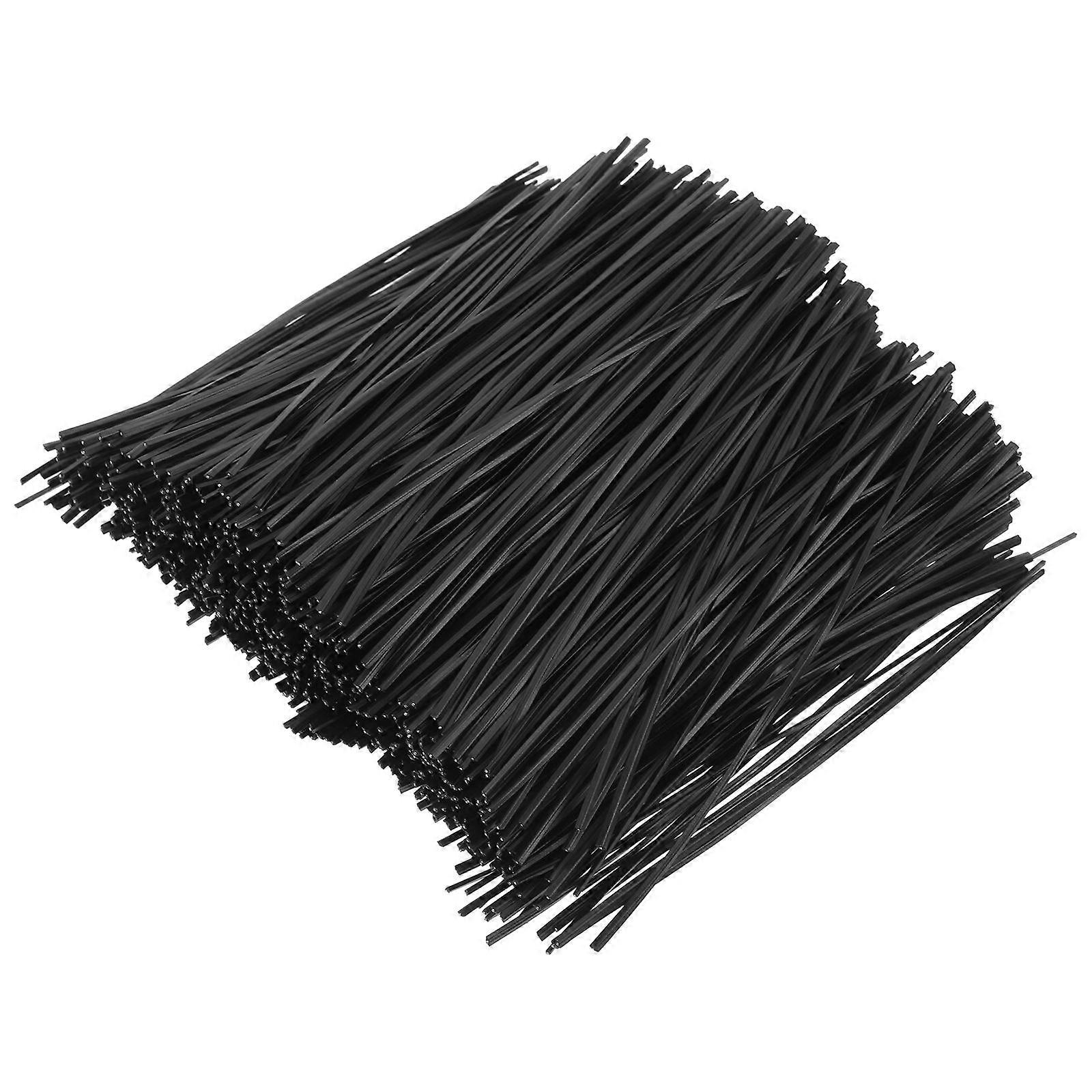 Cord Ties Reusable Ties Galvanized Iron Wire Ties For Bag Sealing 1000Pcs