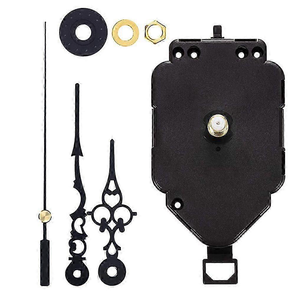 Replacement Pendulum Clock Movement Long Shaft Pendulum Quartz Clock Movement Mechanism (Shaft Length 0.9 Inch/23mm)