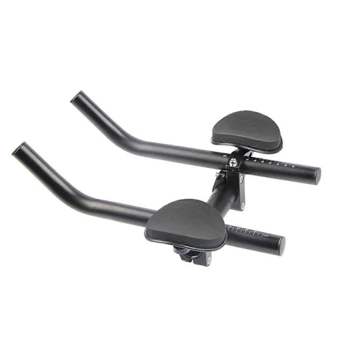 Bike Rest Handlebar Locking Bar Clip for Aero Bars - MTB Road Bicycle Compatible, Adjustable, Black