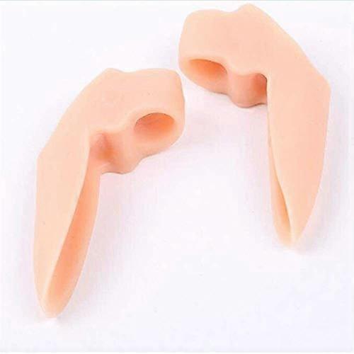 Silicone Toe Smoothers for Orthopedic Correction - 2-Piece Durable Foot Tool Orthosis Designed for Comfort