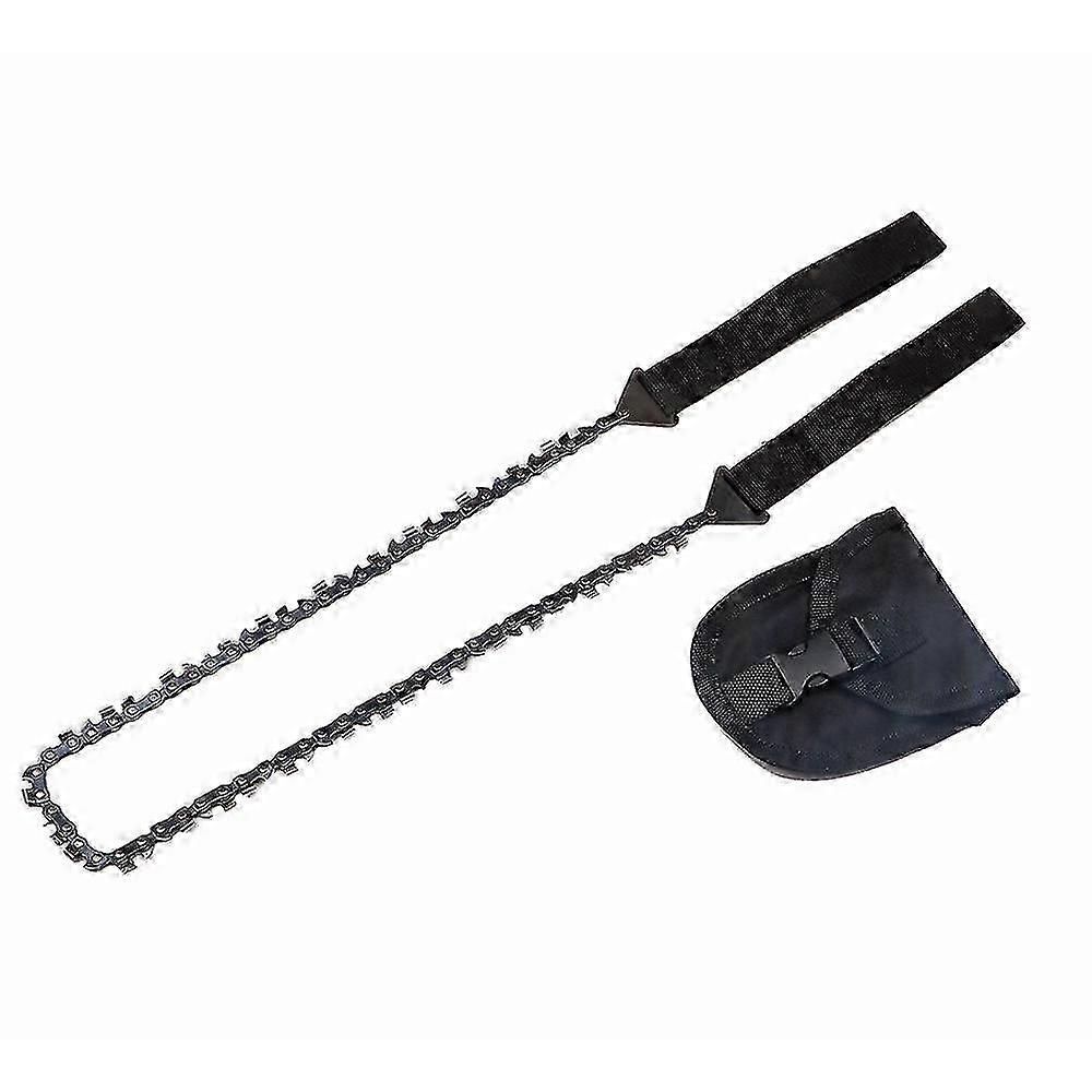 33 Tooth Stainless Steel Bi-Directional Pocket Chainsaw for Camping and Outdoor Survival Tool