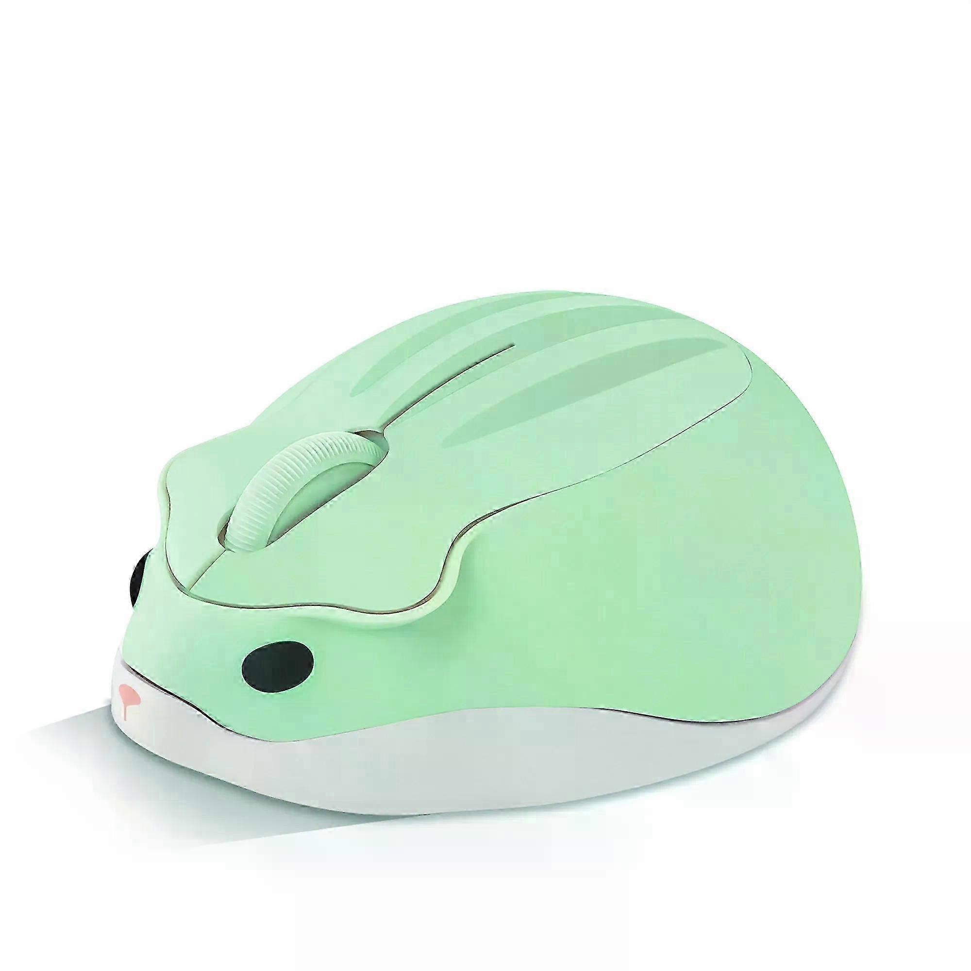 Wireless 2.4G Mouse, Cute Hamster Shape, Skin Like Touch, Lightweight Design, Low Noise Button, Office Use, Gift