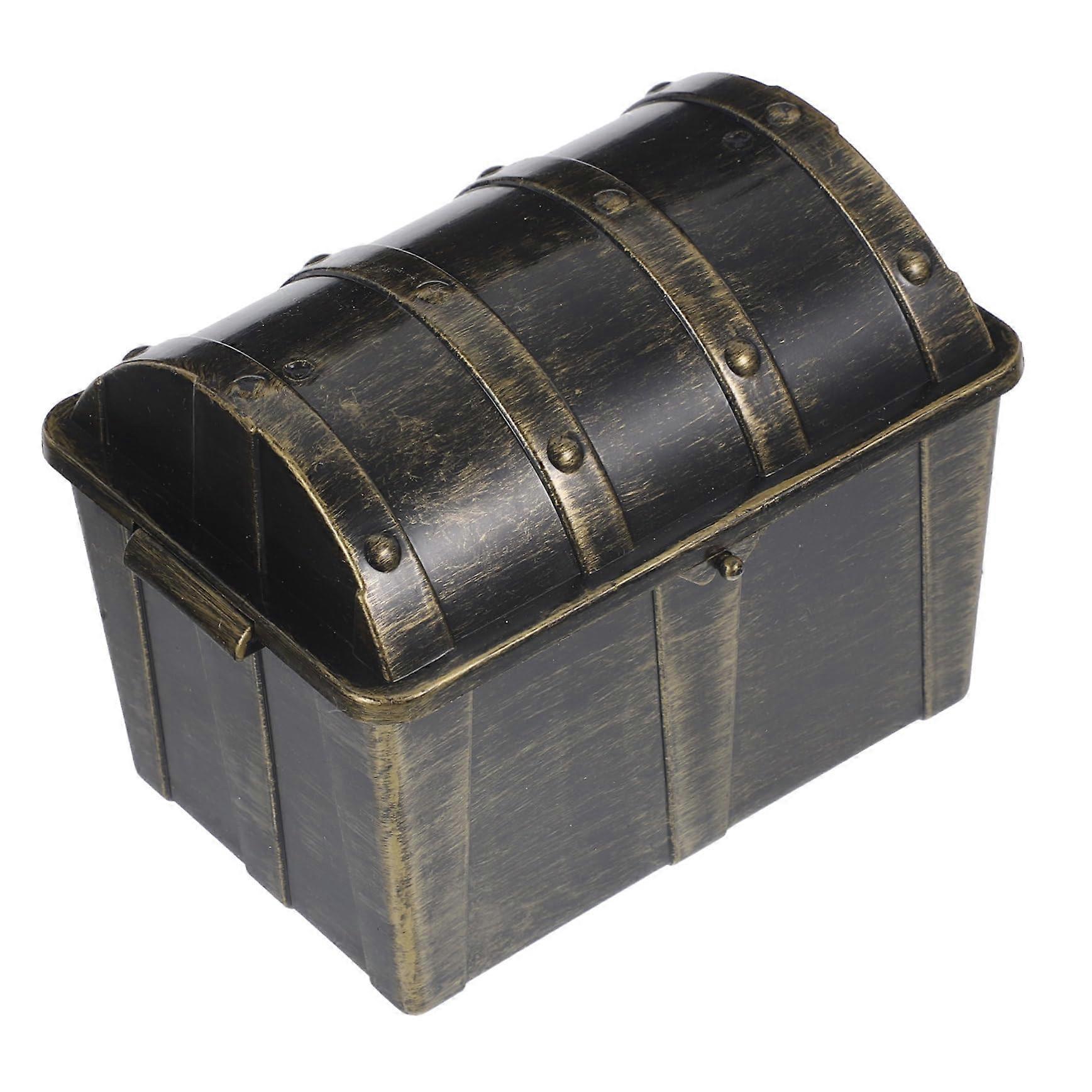 Pirate Treasure Hunting Box Children's Retro Plastic Storage Toy Pirate Chest