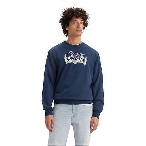 Levis Mens Graphic Crew Neck Standard Sweatshirt