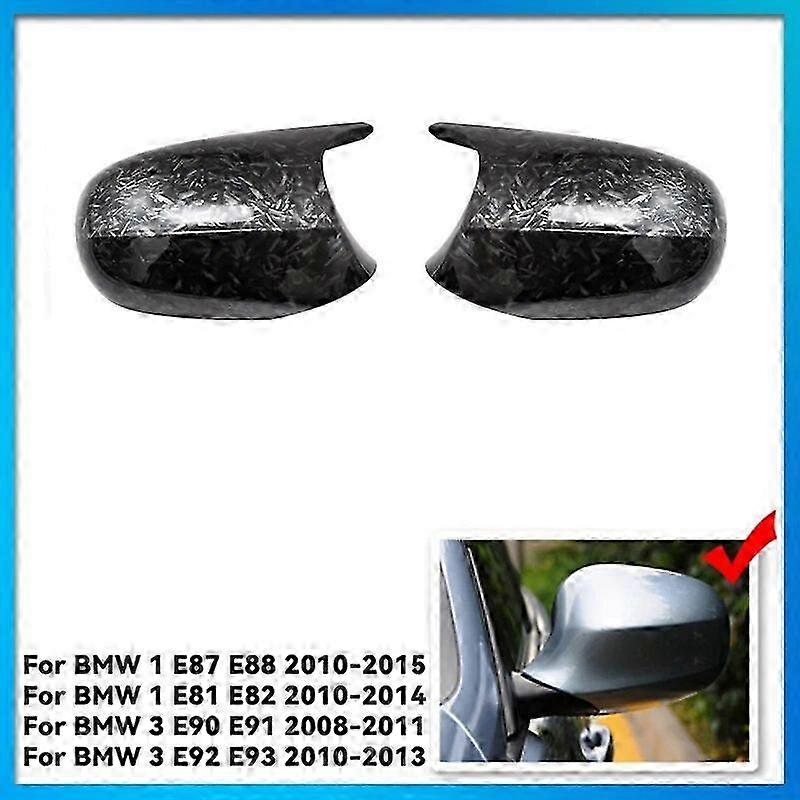 Coques de rétroviseur pour certaines marques 1 3 Série E90 E91 E92 E93 E80 E81 E87 E88 Fibre de carbone Noir brillant