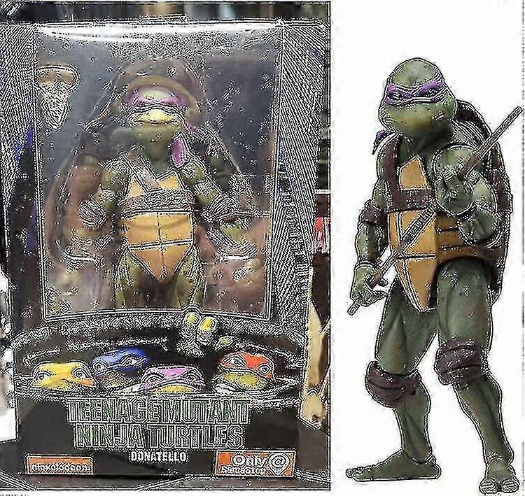 おもちゃのモデル、ティーンエイジミュータントニンジャタートルズ7インチネカTMNTティーン可動玩具ミュータントアクションフィギュア子供ギフト - ZHENV-TF