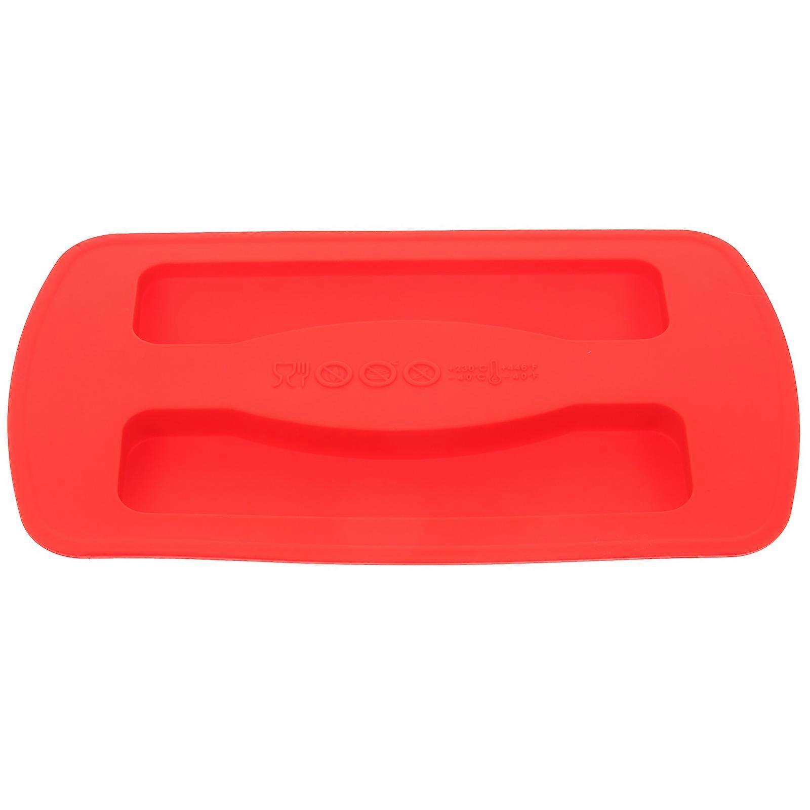 غطاء جهاز كونترتوب غطاء صانع الخبز لون أحمر 6.9×4.1×0.4 بوصة 1 عبوة