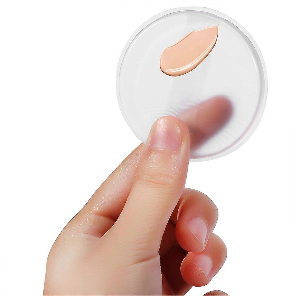 Soft Round Silicone Foundation Powder Puff Applicator
