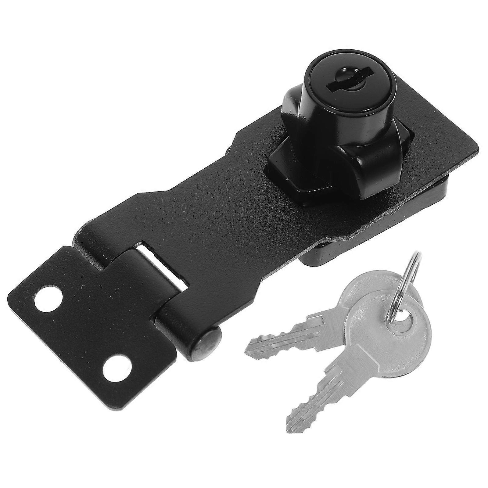 Keyed Hasp Lock for Metal Cabinets Providing Secure Cabinet Lock 1Set for Home Use