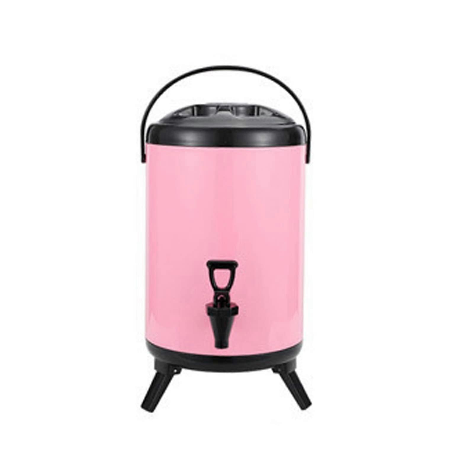 8 Liter Stainless Steel Beverage Dispenser, Insulated Hot and Cold Drink Dispenser with Tap, Durable and Versatile