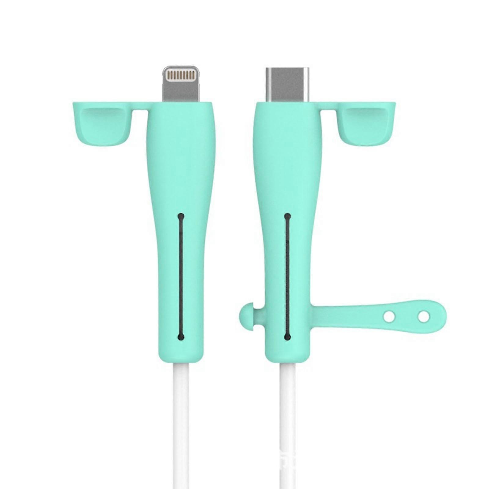 2 in 1 Data Cable Protector Cover, Charger Cable Protector, Universal Mini Data Cable Protective Cover,USB Cable Protector for Most Mobile Phone Cable