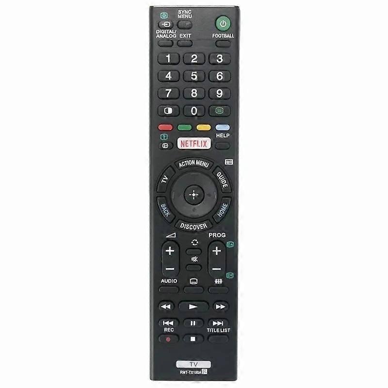 RMT-TX100A For Sony TV Remote Control Ergonomic Television Handheld Controller