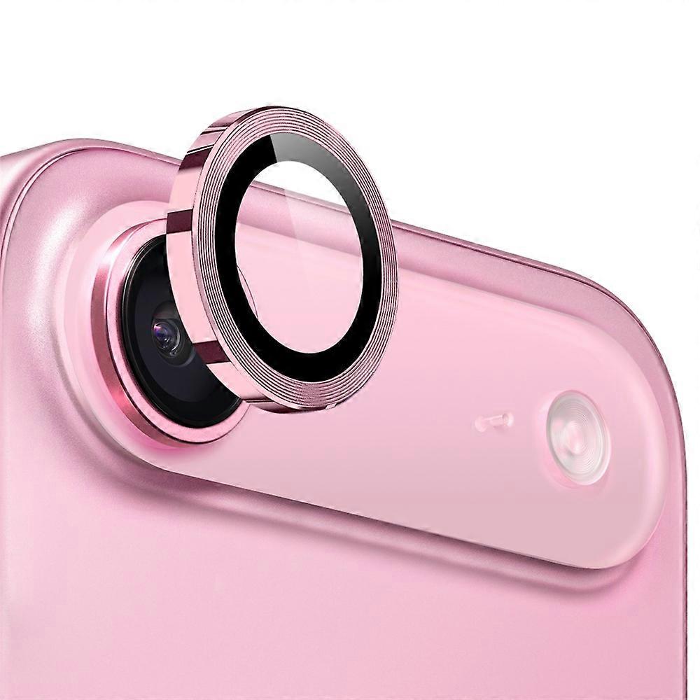 NORTHJO Compatible For iPhone 17 Air Tempered Glass Camera Lens Film CD Veins Metal Ring Lens Guard