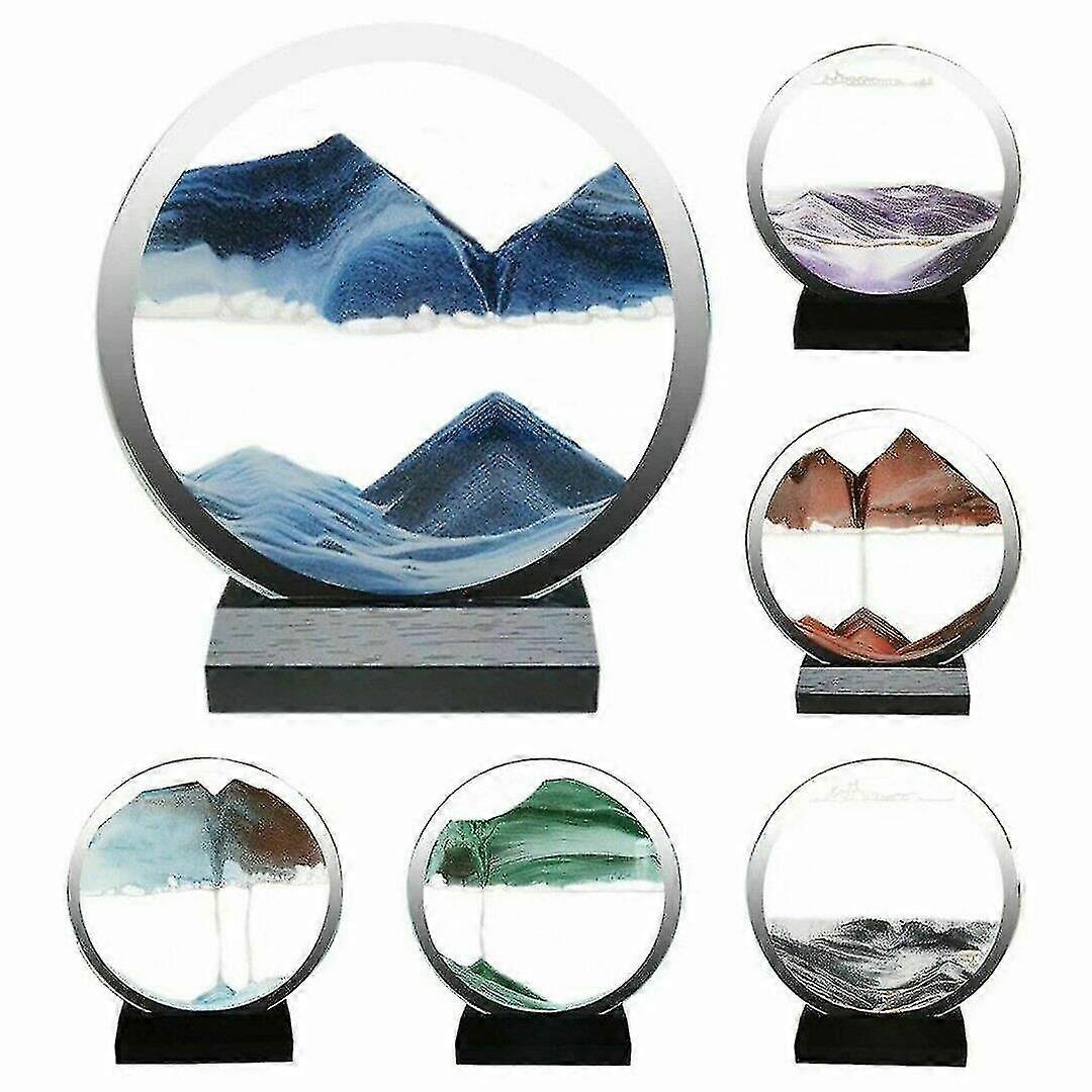 3D Sandscape Art Picture with Moving Sand Frame for Flowing Display Gifts