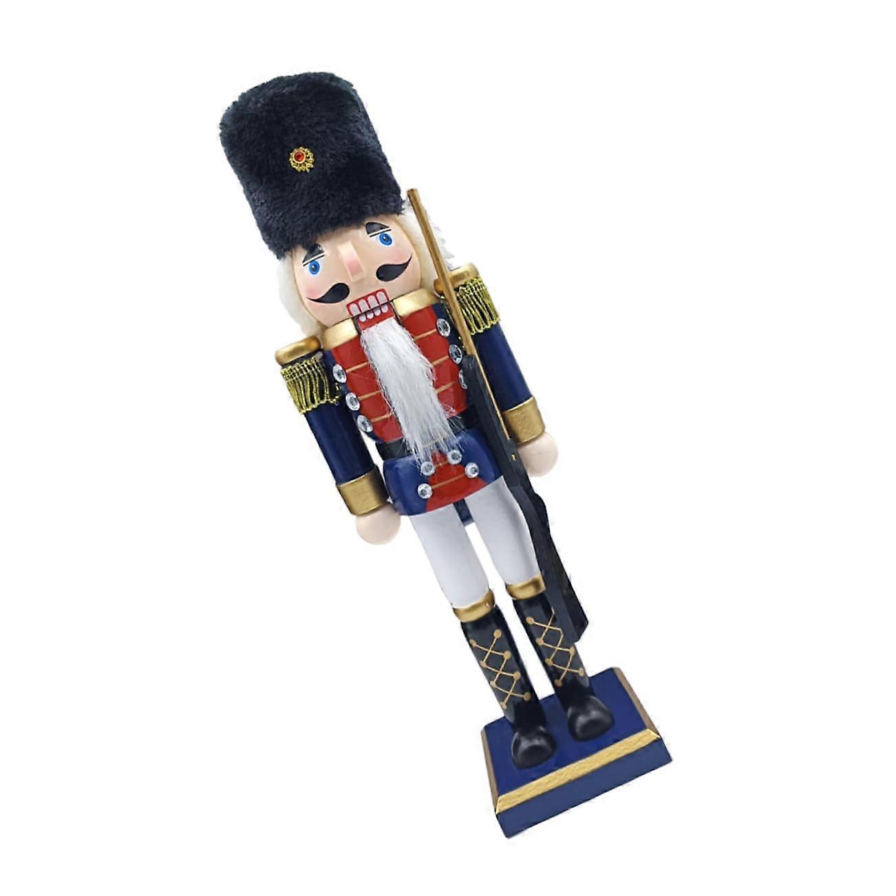 Nussknacker Wooden Figures Christmas Nutcracker Desktop Christmas Decorations Realistic Multi 3'