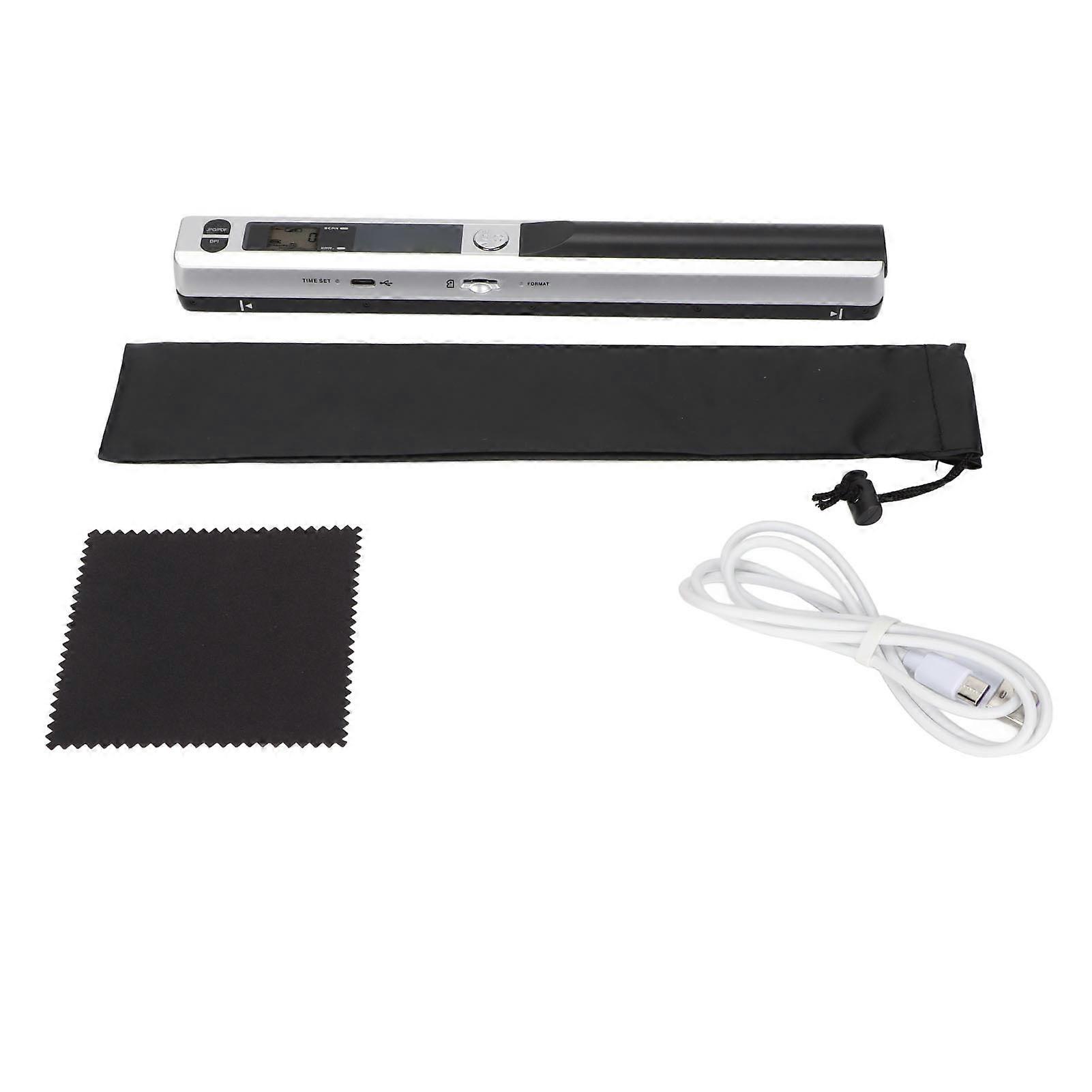 Portable 300 600 900DPI Memory Card Storage A4 Handheld Scanner for Documents Photos Magazines