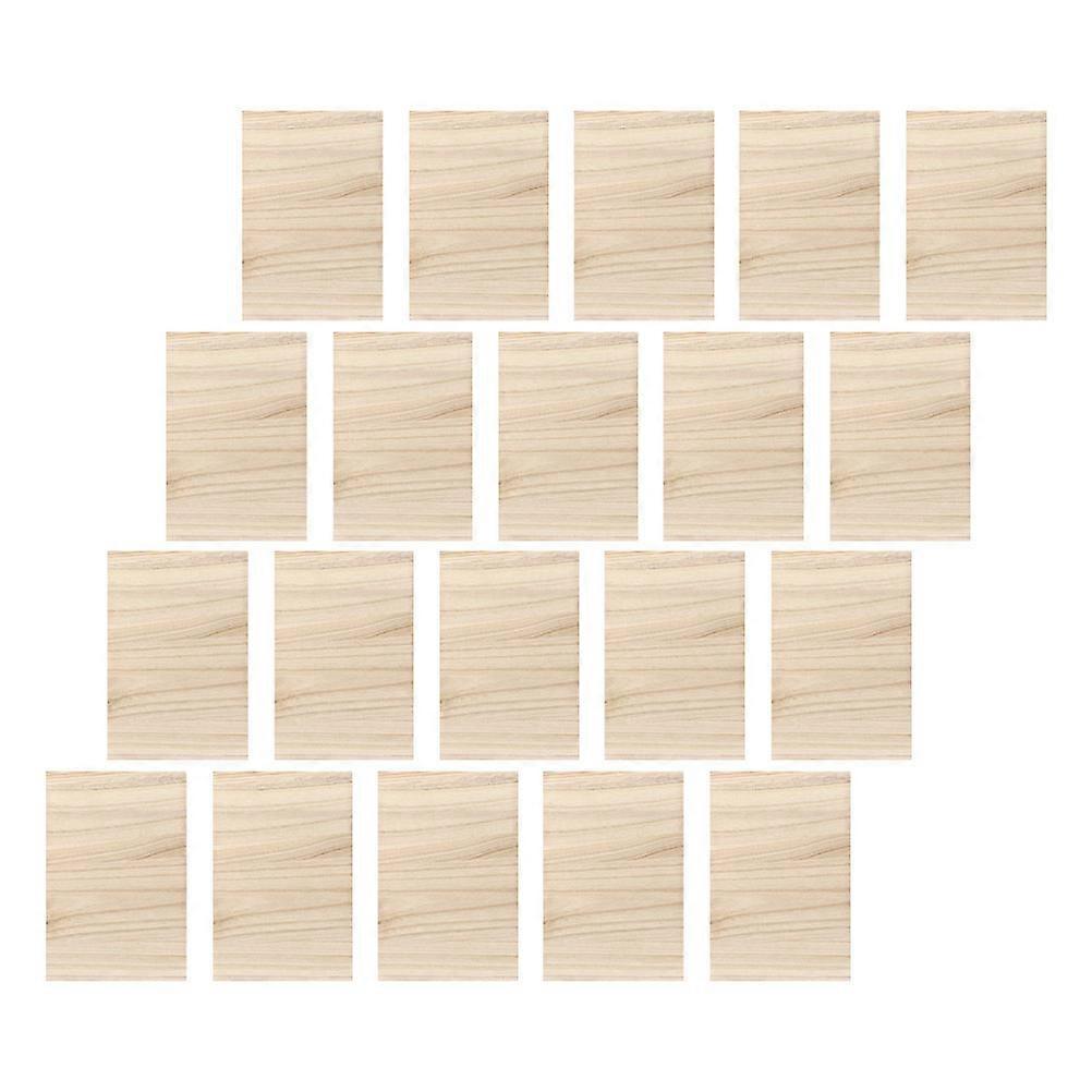 Taekwondo Breaking Boards Training Martial Arts Practitioners Khaki 29.50X20.00X0.30cm Skill Improvement 20Pcs
