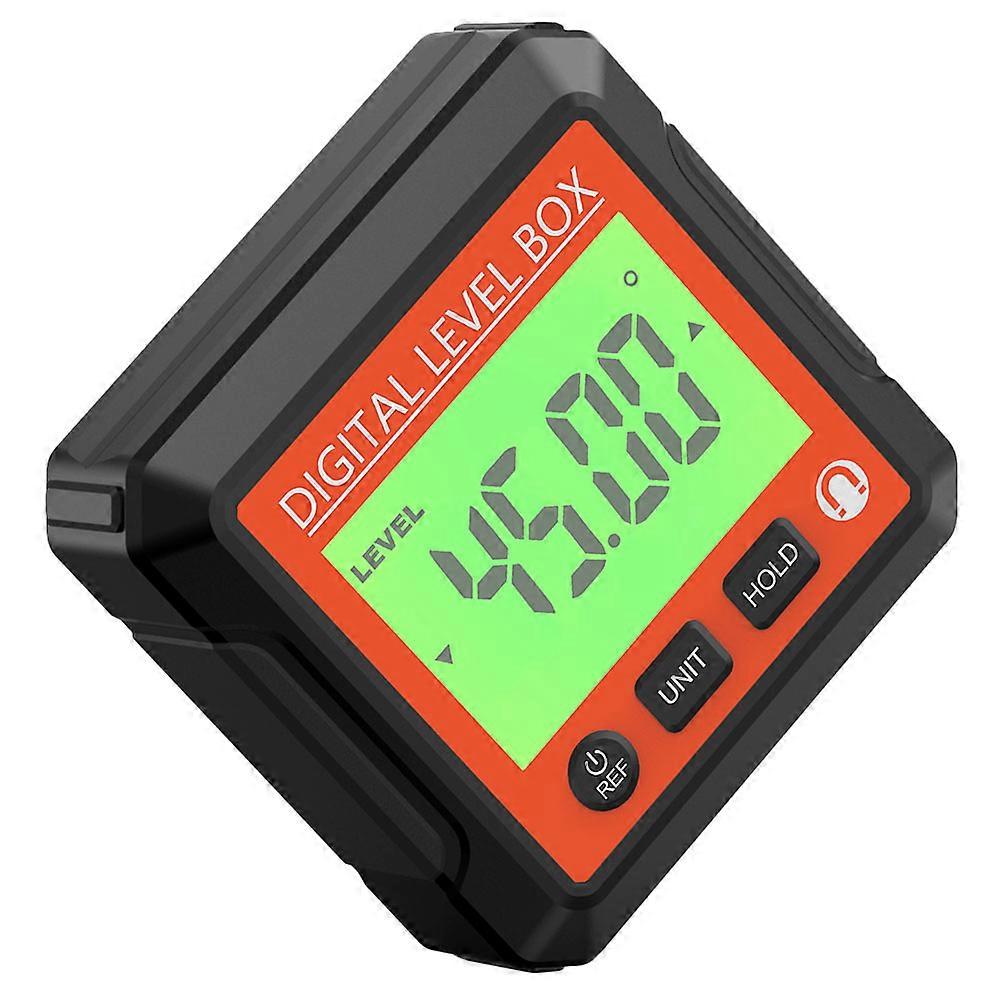 Protractor Inclinometer Precision Measuring Tools Machine Tool Positioning Black 1Pcs