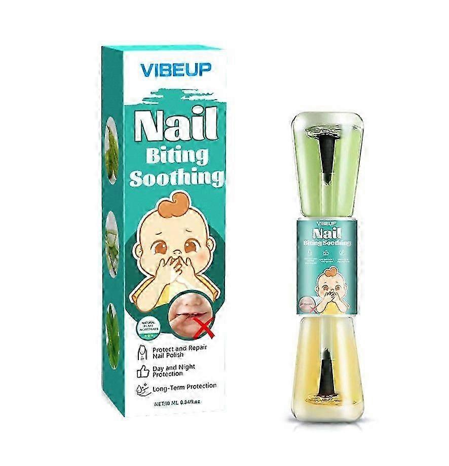 10 ml Tratamiento para morderse las uñas para niños, Extracto de melón amargo, Esmalte de uñas, Prevención de morderse las uñas para niños, Proteger y reparar, Dejar de morderse las uñas para Correc