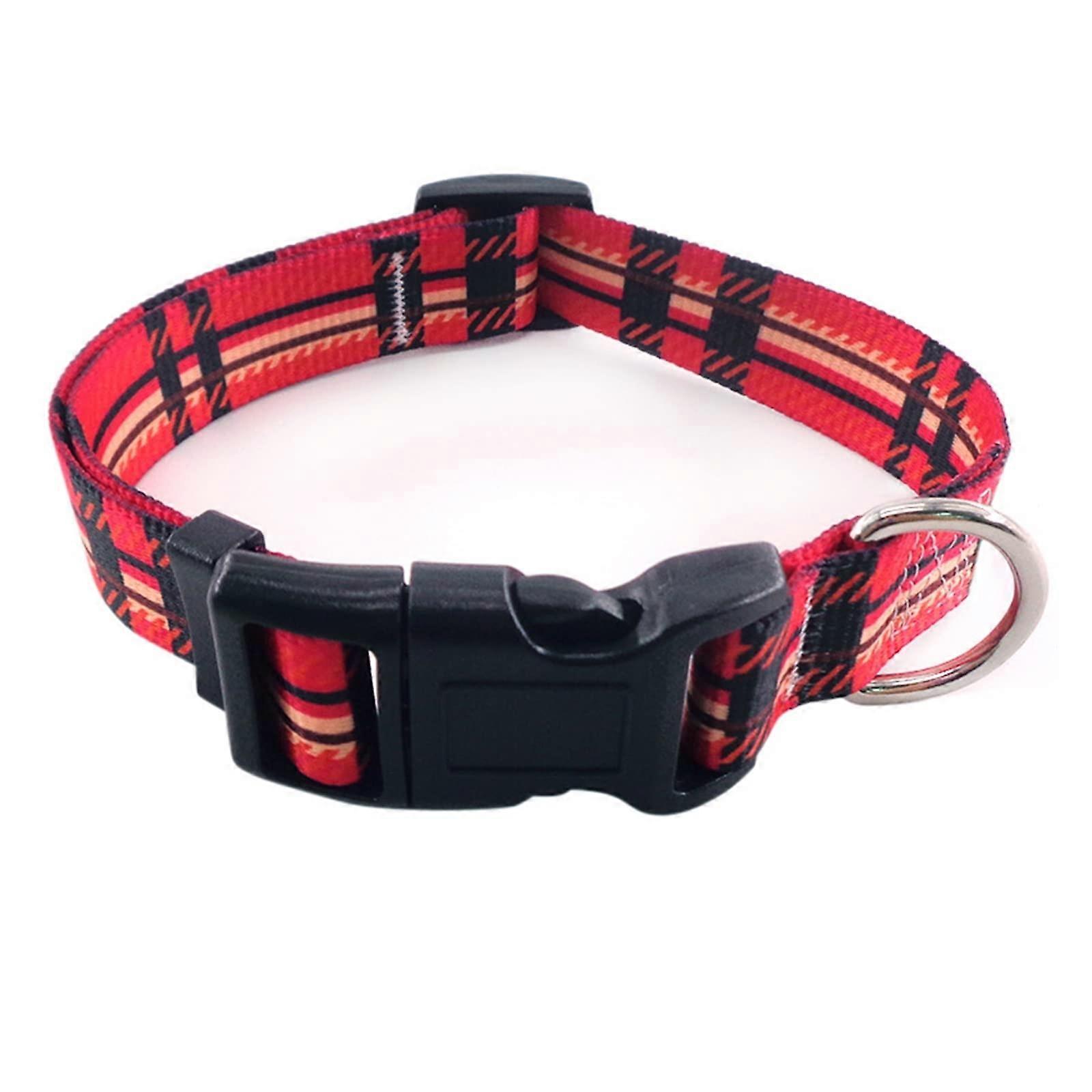 Bohemian Pet Collar for Medium and Large Dogs, Adjustable Fashion Print Design, Size L (2.5 x 65 cm), Color E