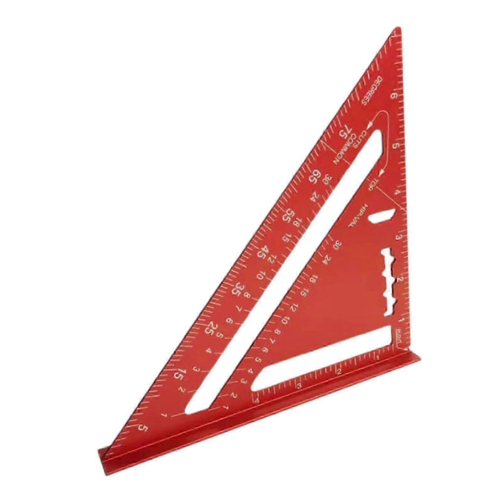 Triangular Ruler Portable Right Angle Ruler for Industrial Workshop Building