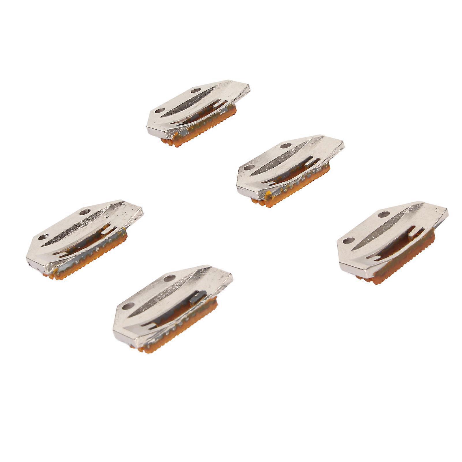 5Pcs Sewing Machine Feed Dog with Teeth Wear Resistant High Hardness Sewing Feed Dog for Industrial Sewing Machine