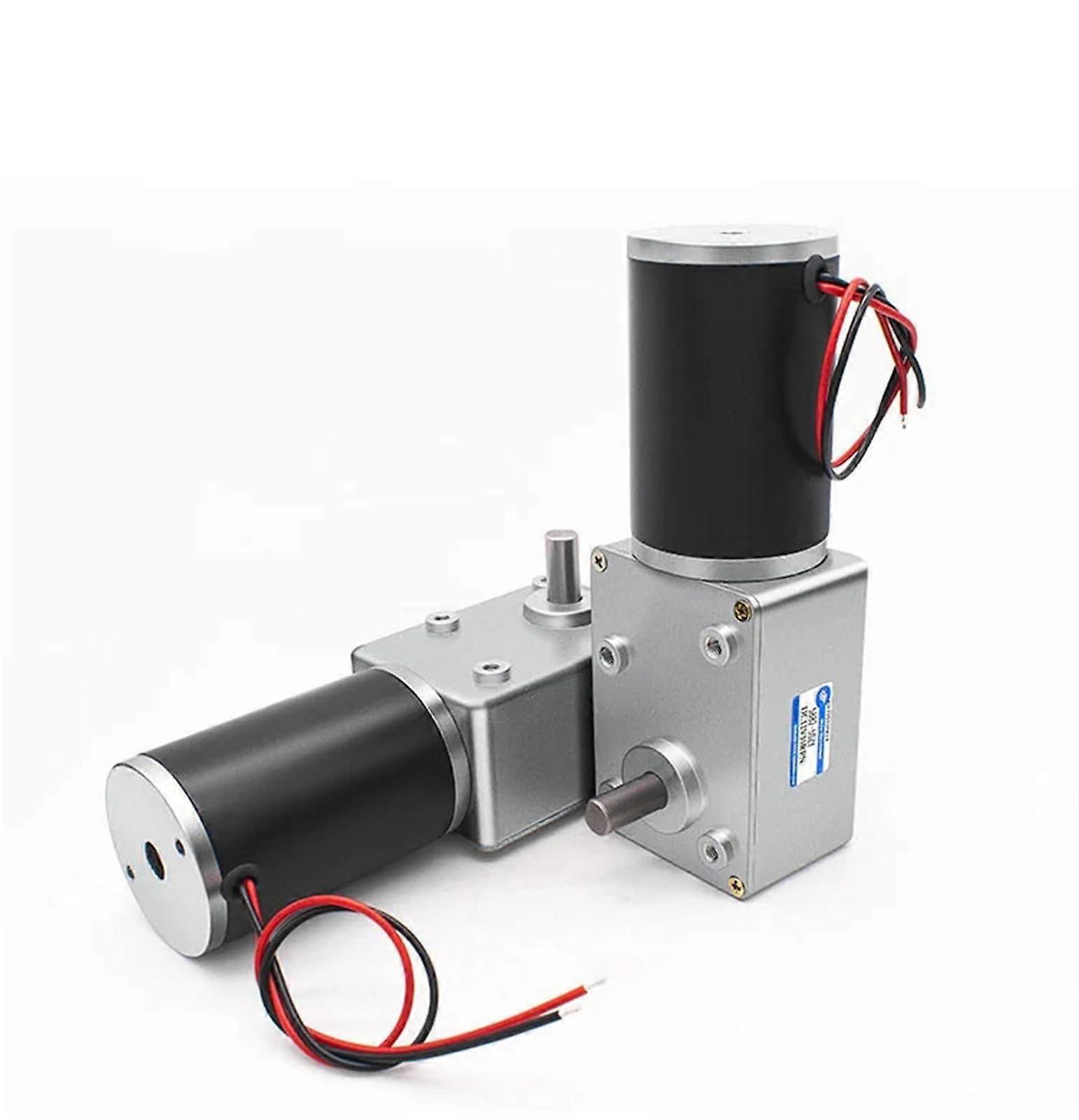 A588250ZY Max 395kg.cm Torque DC 24V Worm Gear Electric Motor 1PCS (Single shaft, 120RPM24V)
