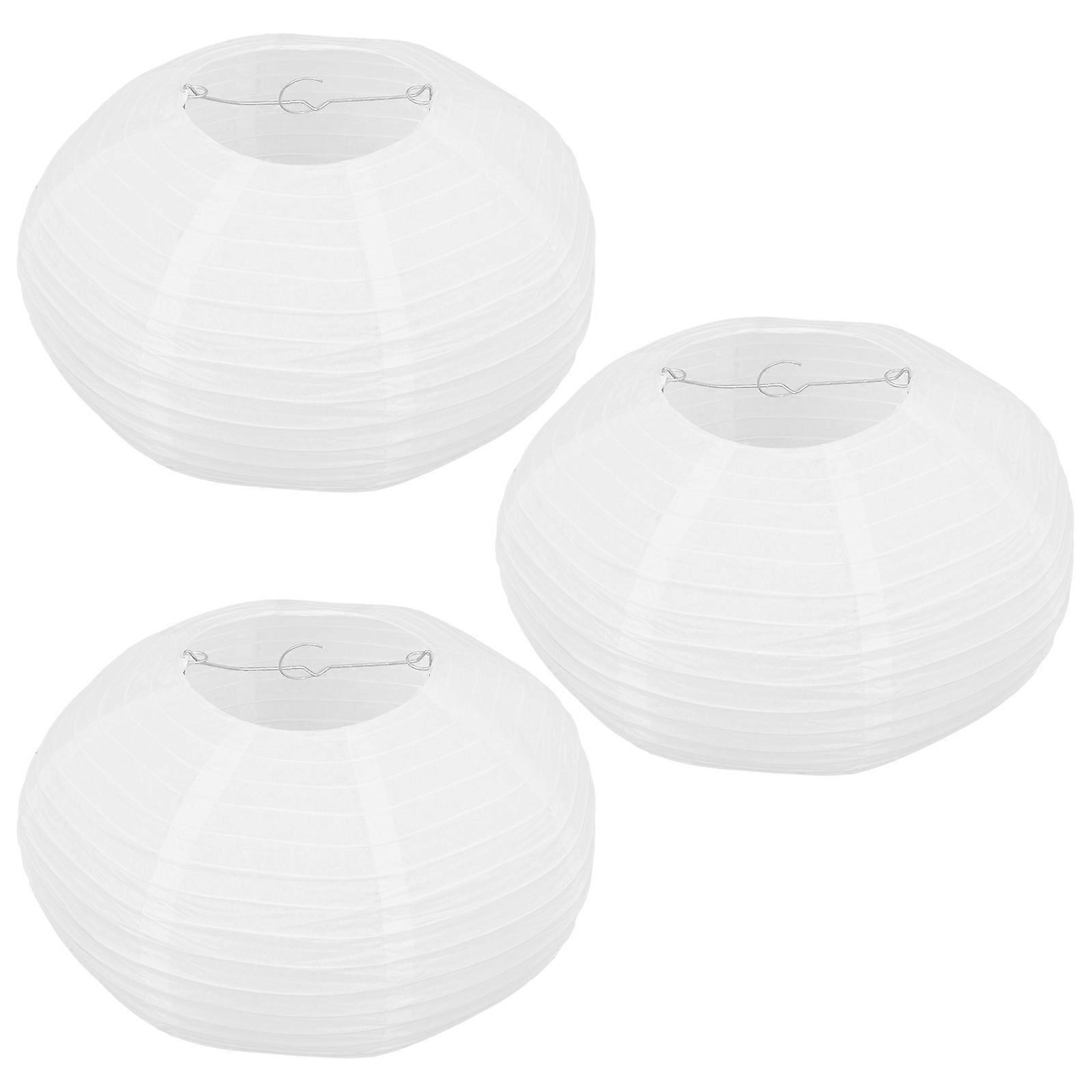 3pcs Paper Lantern Lampshade Decorative Hanging Lamp Shades