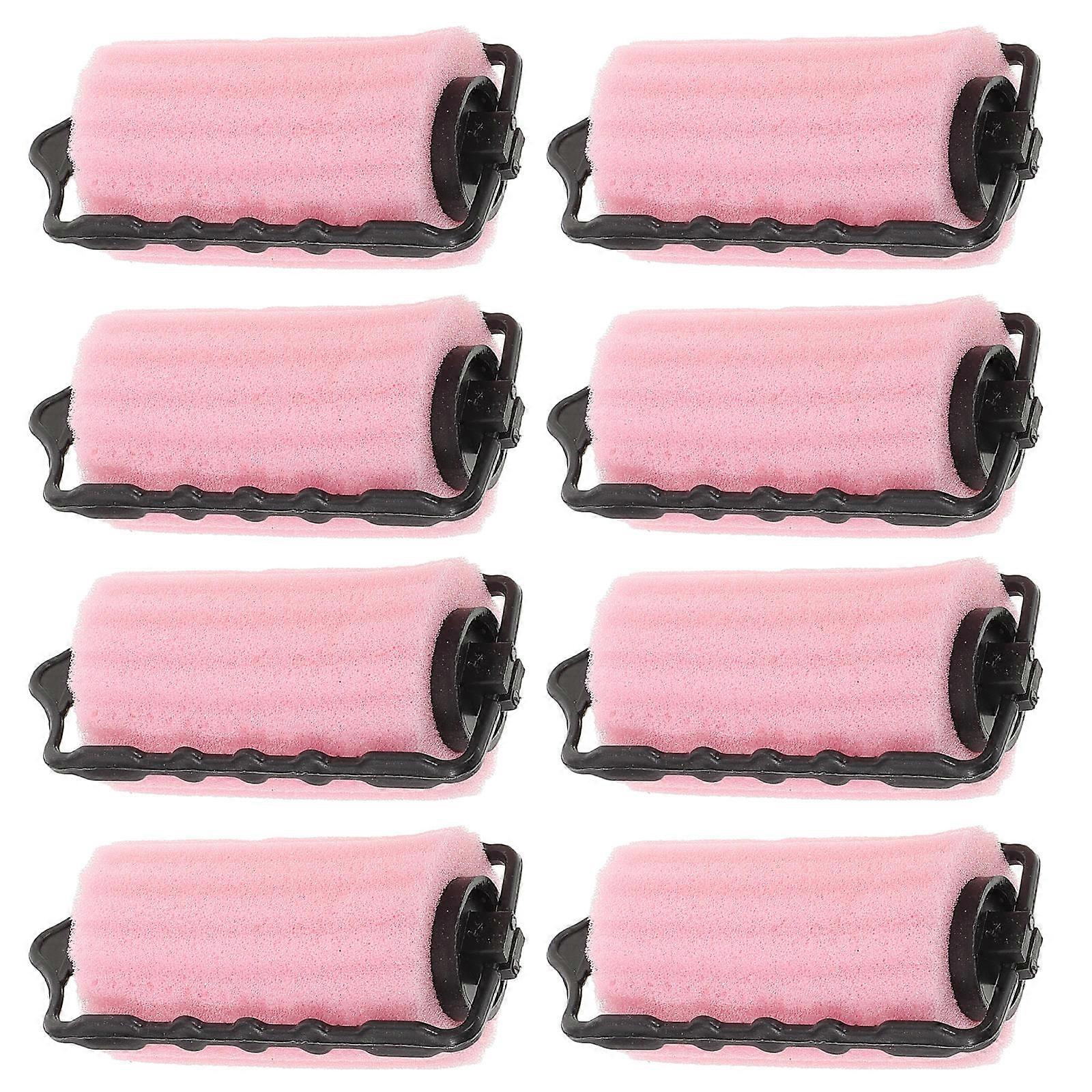 8pcs Self Holding Hair Rollers, Heatless Curlers for Easy Styling at Home or Salon, Suitable for All Hair Types to Create Curls and Waves Without