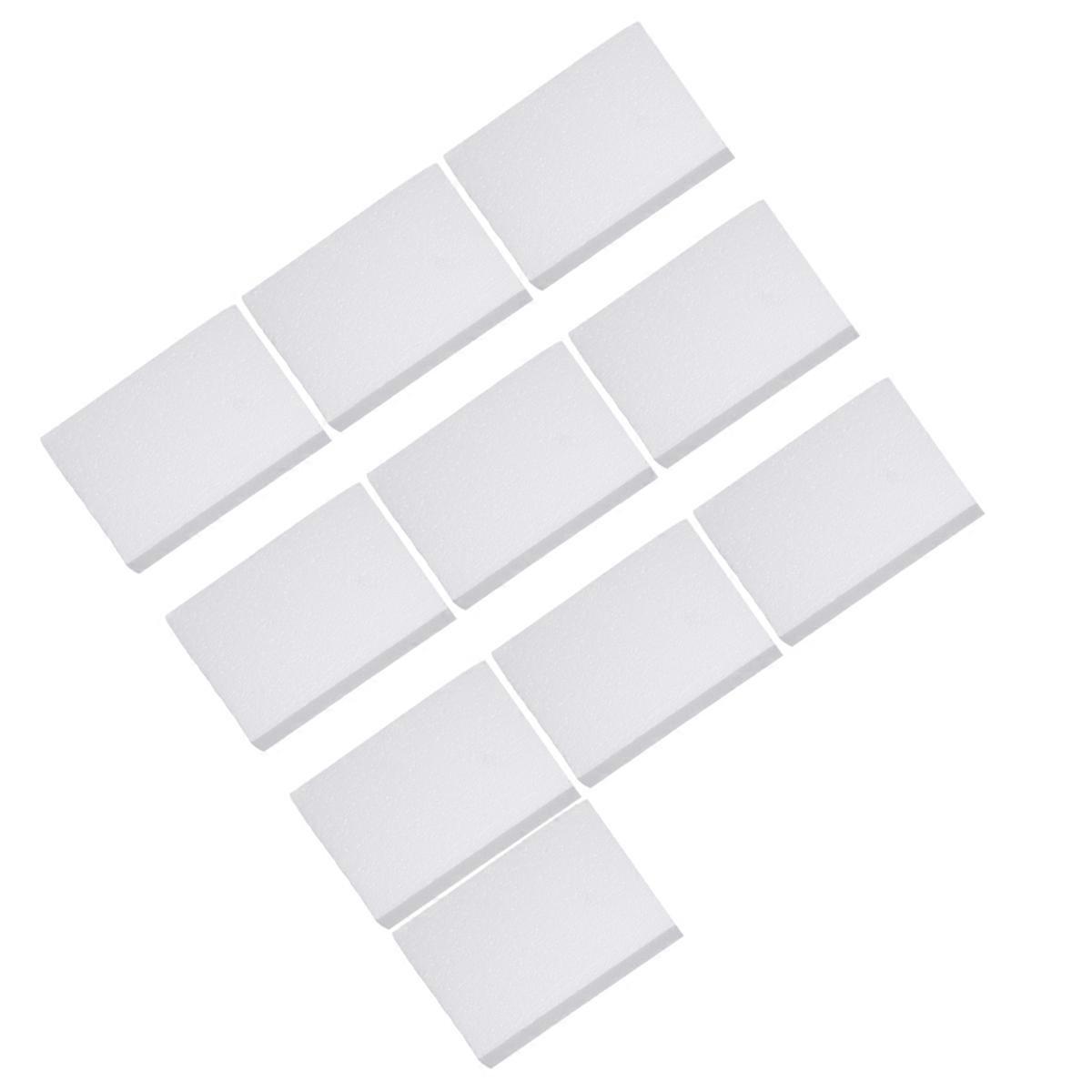 20pcs White Foam Blocks for Crafts, Packaging & Modeling – Shockproof, Pressure Absorbing Pads for Home and Shop Use