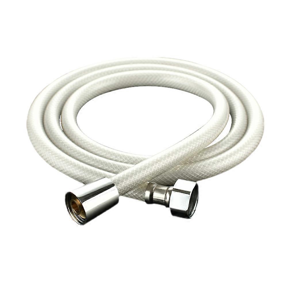 PVC Metal Bathroom Hose for Lasting Use Flexible and Kink Resistant Shower Connection Tube 1.5m White