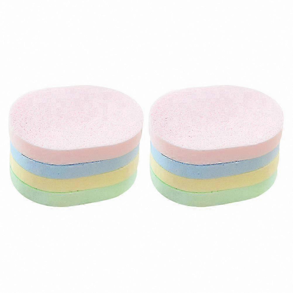 8-Pack Compressed Facial Sponges for Makeup Application and Removal Soft Esponjas Para Maquillaje Multi-Purpose Beauty Tool Set