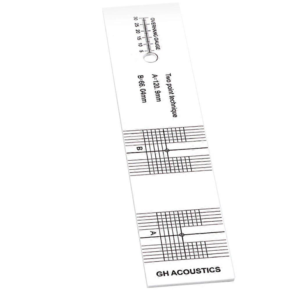 Vinyl Turntable Protractor Tool Stylus Force Scale Gauge Beginners Experts Phonograph Calibration Plastic 1Pack