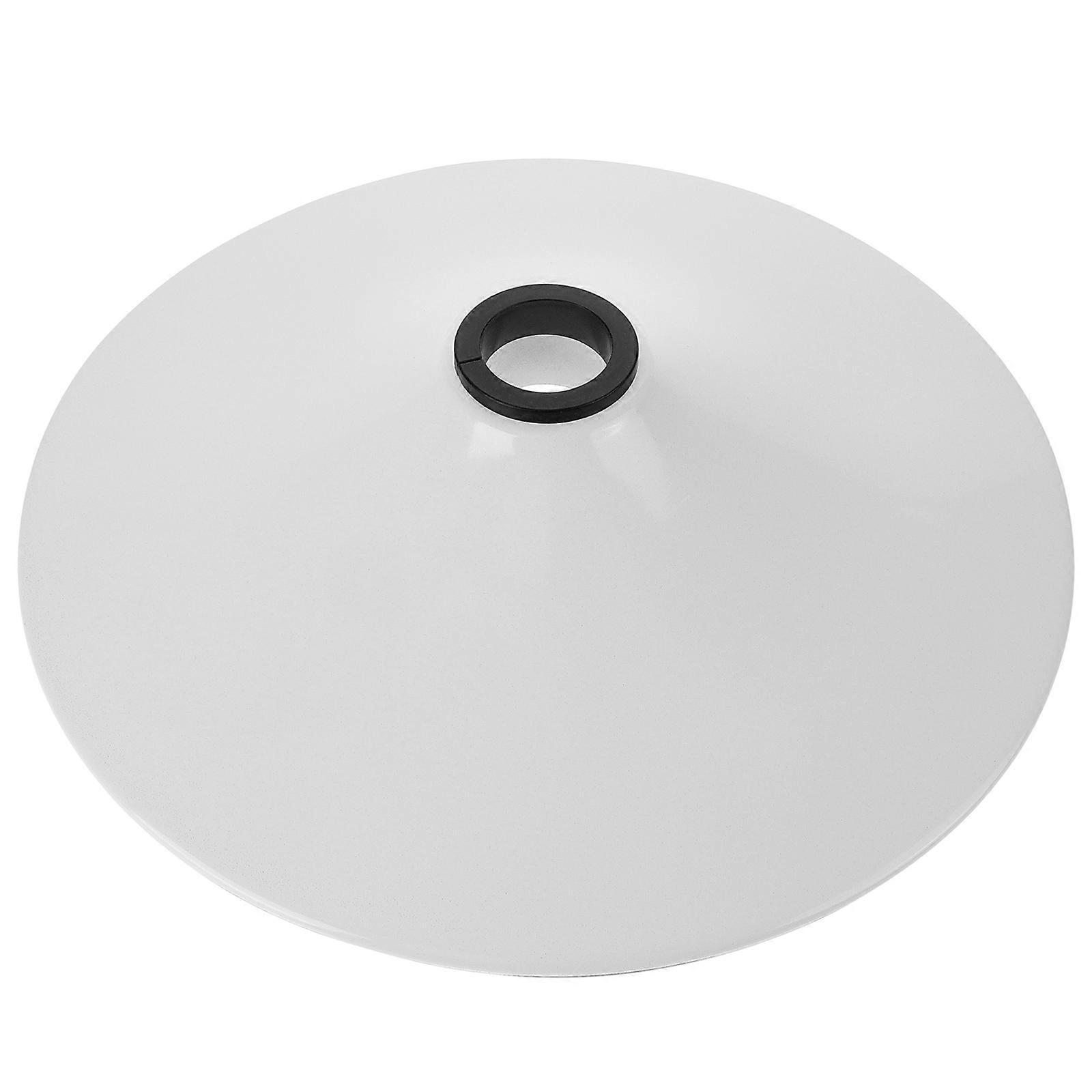 Durable White Iron Seat Swivel Plate for Bar Stools and Furniture 360 Degree Rotation for DIY