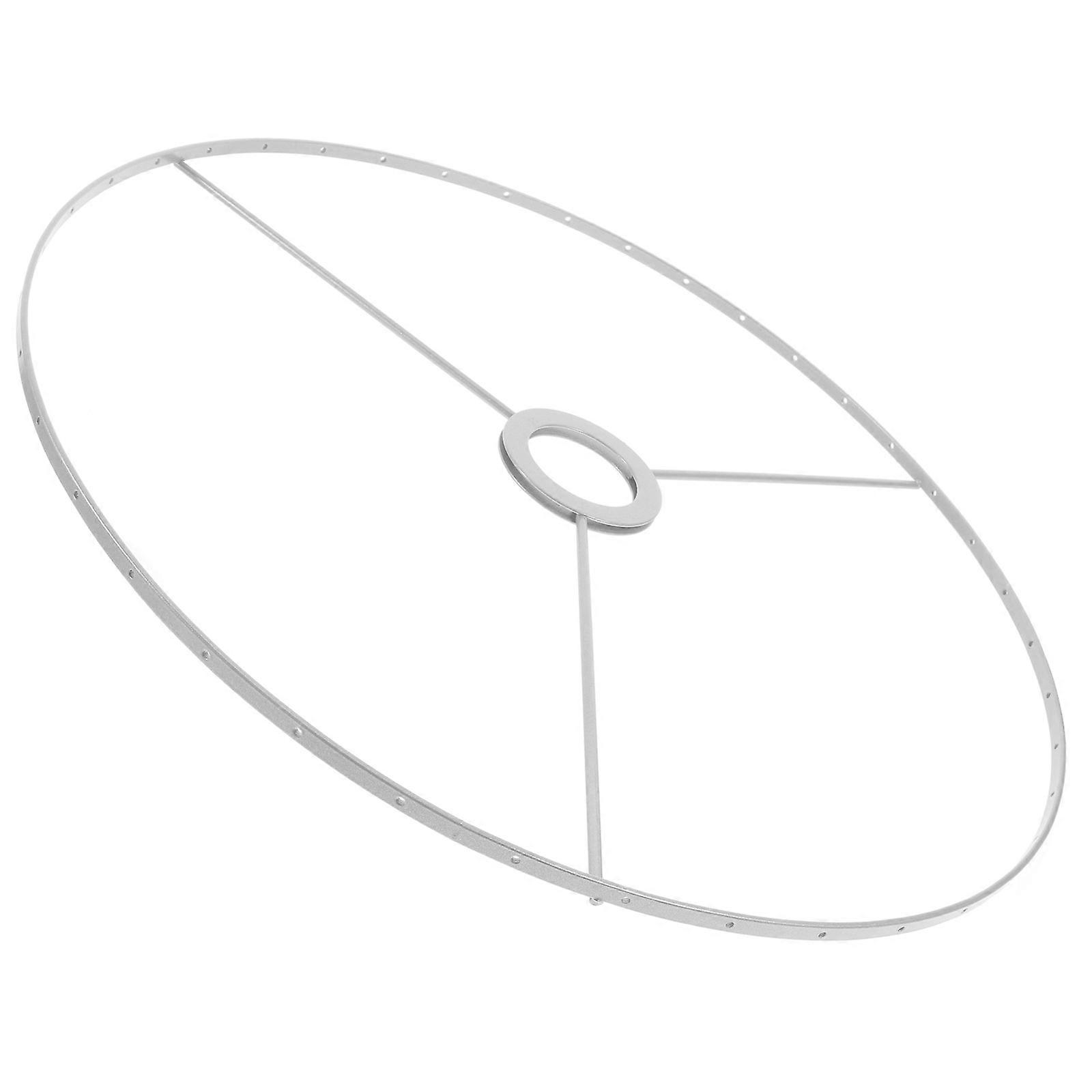 Lampshade Frame Diy Lampshade Kit Circular Wire Iron Easy To Clean 1Pcs