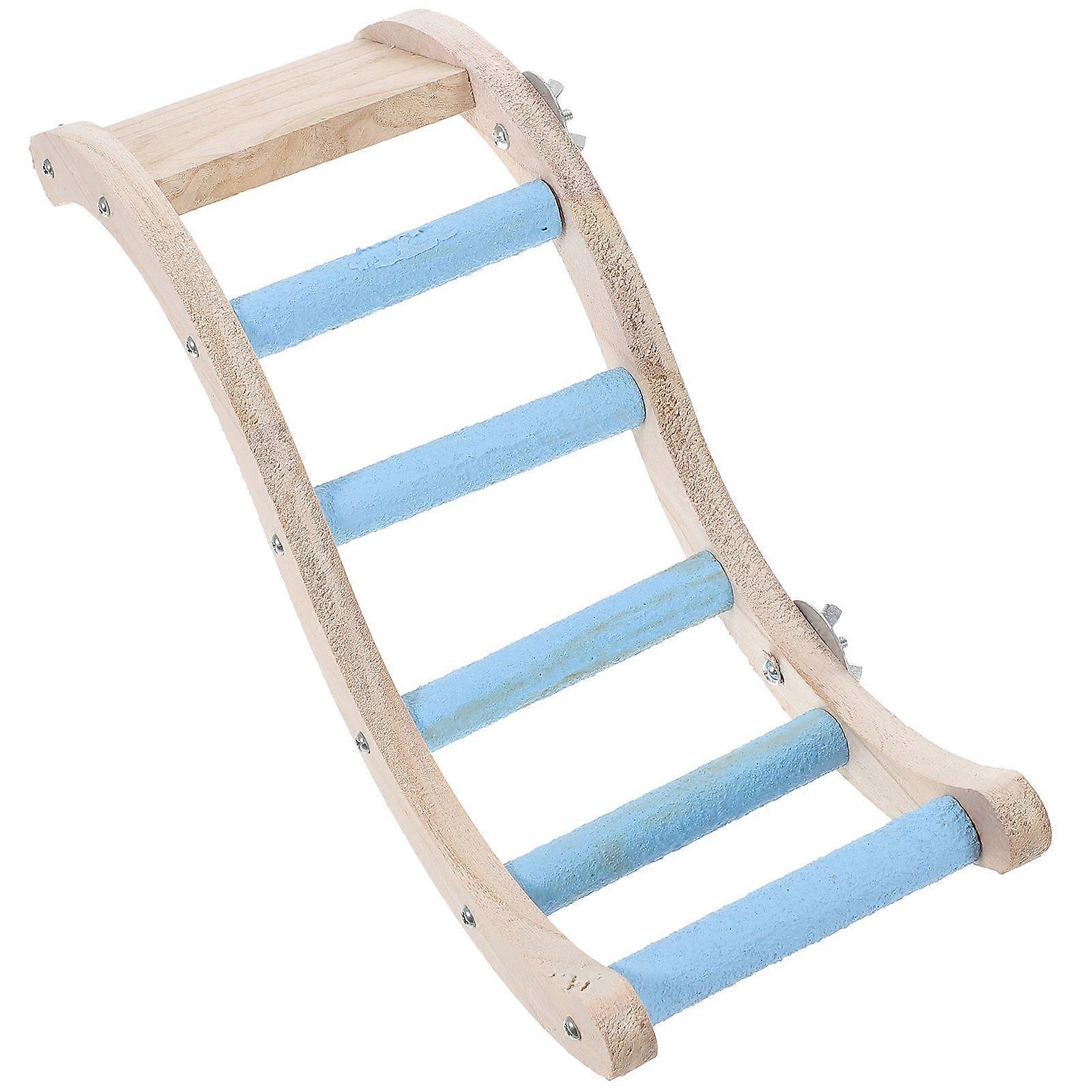 Bird Chew Toy Parrot Ladder Plaything Chewing Ladder 32X11.5X6.5Cm 1Pcs