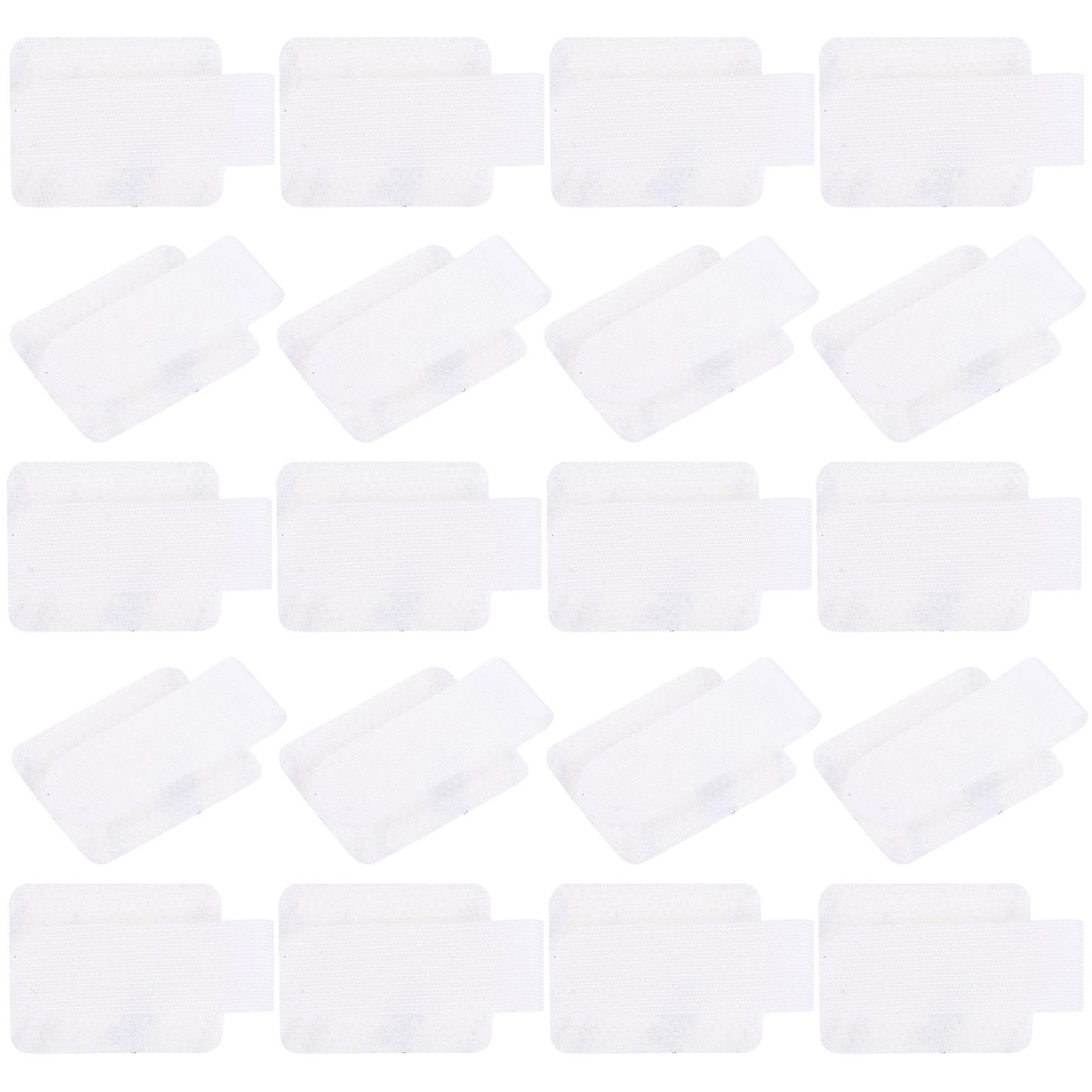 Data Cable Storage Strap Cable Management Clips General Users 9x3cm White Cable Managment 50Pcs