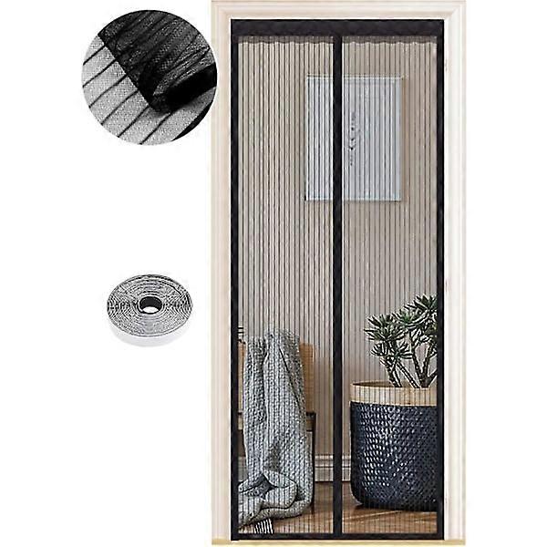 Magnetic Mosquito Net for Doors, Various Sizes, 90 x 210 cm, Powerful Magnets, Automatic Closing