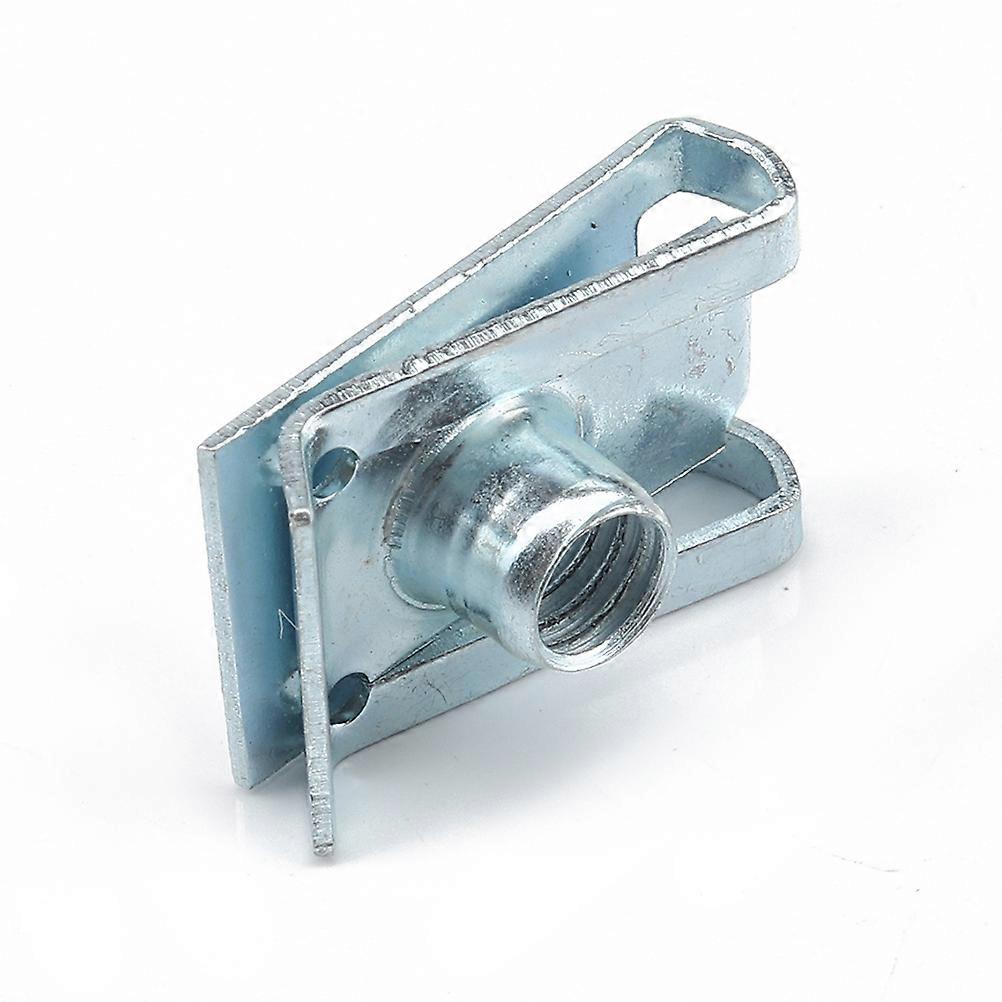 Motorcycle U Nut Fastener in Manganese Steel for Motorbike with High Strength Perfect for Securing Wires 10pcs Silver