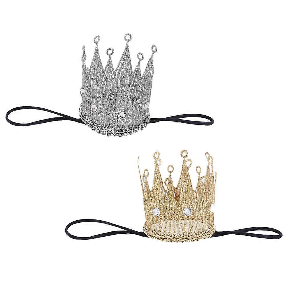 It looks like you're referring to a product listing for **"2pcs Crown Headband for Hairbands for Parties Birthdays Photo Props Comfortable Sweet